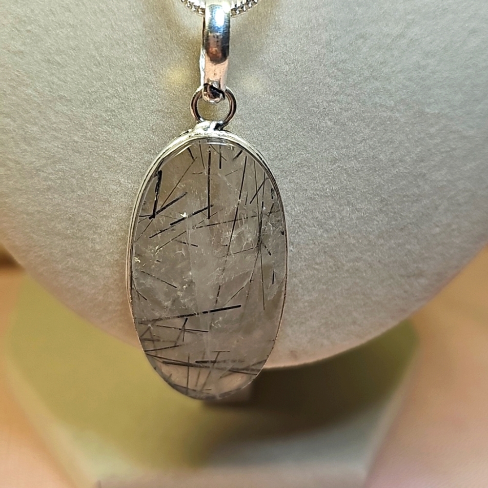 Tourmilated Quartz Pendant